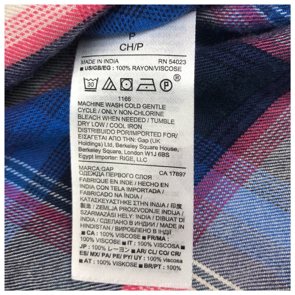 Gap + Pendleton Shirt Collab Plaid Button Down - image 4